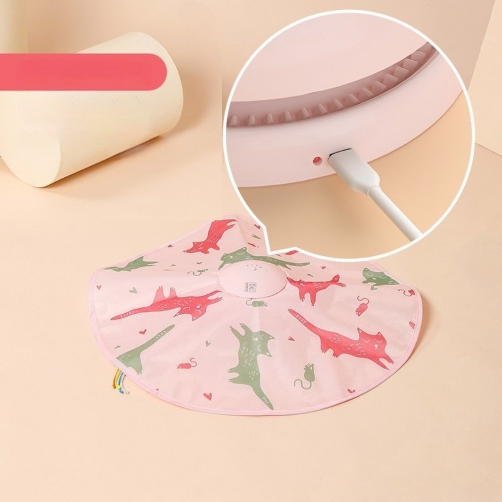 Interactive Spinning Cat Teaser – Motion-Sensor Fun