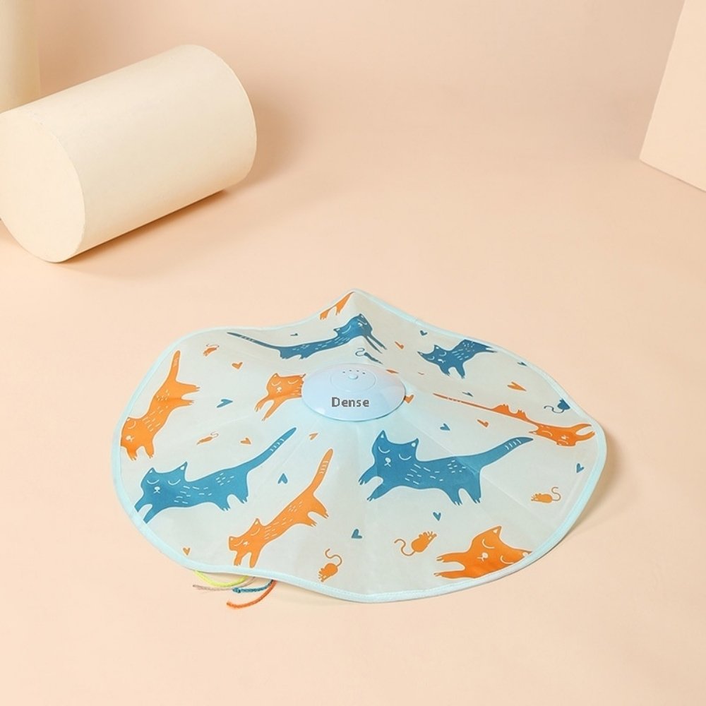 Interactive Spinning Cat Teaser – Motion-Sensor Fun