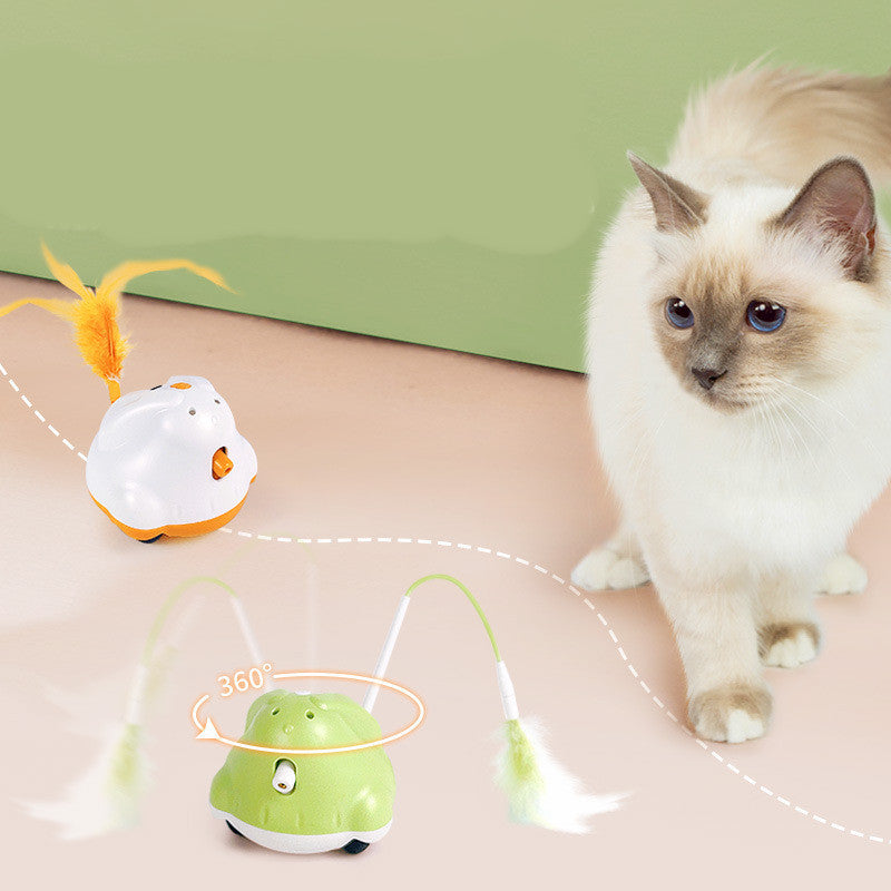 USB Rechargeable Electric Cat Teaser with Adjustable Laser