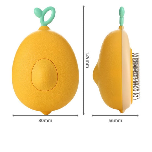 Portable Cat Grooming Comb – Massage Brush with One-Click Hair Removal for Cats